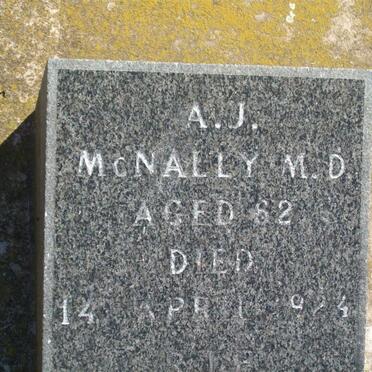 McNALLY A.J. -1924