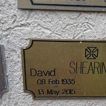 SHEARING David 1935-2015 &amp; Taffy 1937-2017