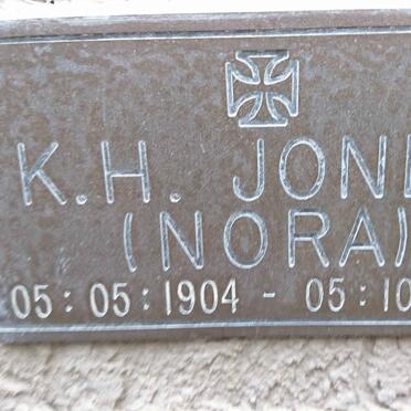 JONES K.H. 1904-1995