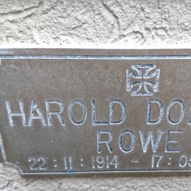 ROWE Harold Dobson 1914-1989