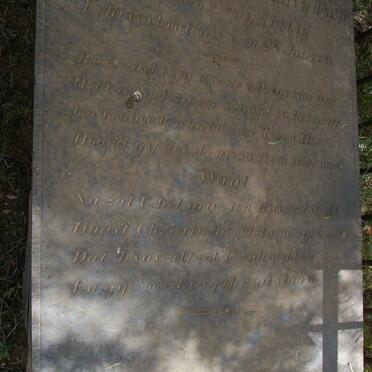 BURGER Martha Magdalena nee VAN DER MERWE 1821-1869