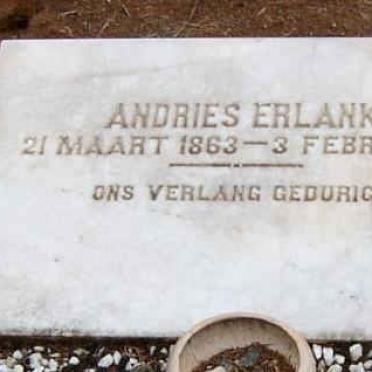 ERLANK Andries 1863-1944