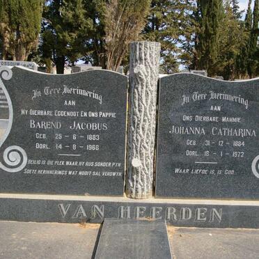 HEERDEN Barend Jacobus, van 1883-1968 &amp; Johanna Catharina 1884-1972