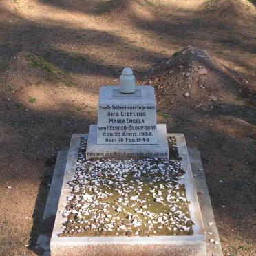 HEERDEN Maria Engela, van 1938-1940