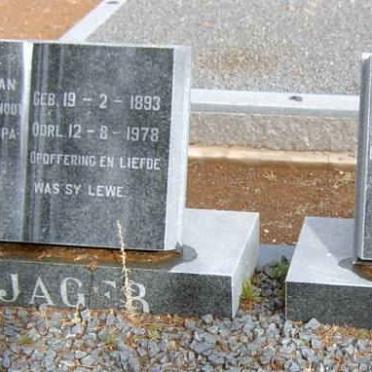 JAGER Johan Nicolaas Wilhelm, de 1893-1978 &amp; Magdalena Aletta 1910-1979