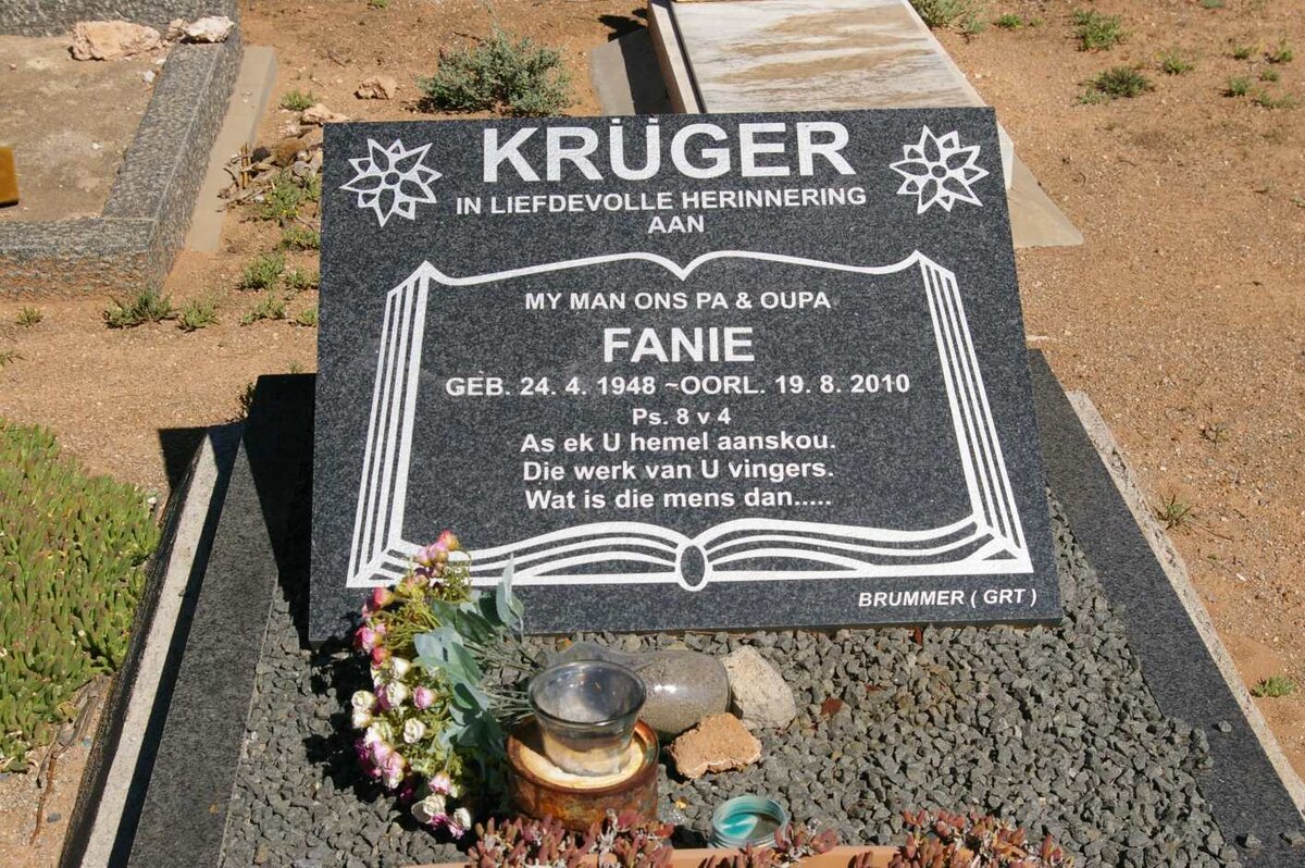 KRÜGER Fanie 1948-2010