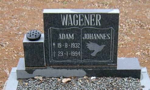 WAGENER Adam Johannes 1932-1994