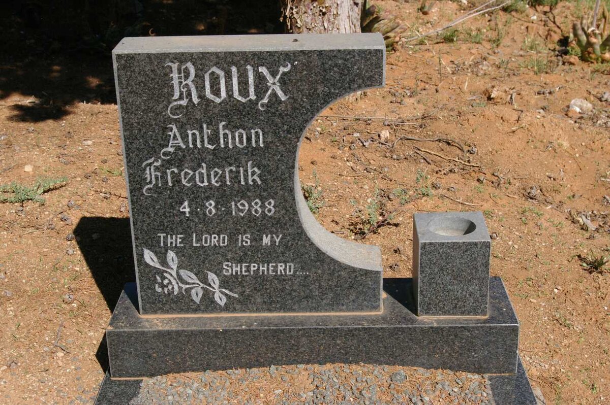ROUX Anthon Frederik -1988