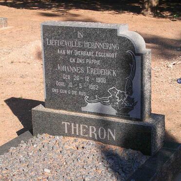 THERON Johannes Frederick 1900-1962