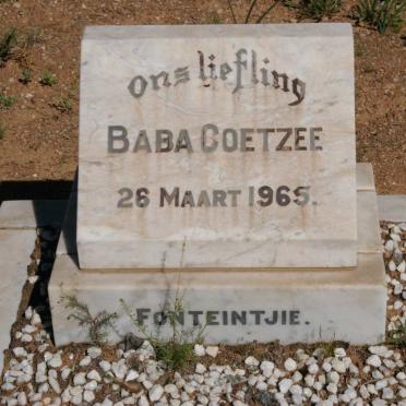 COETZEE Baba -1965