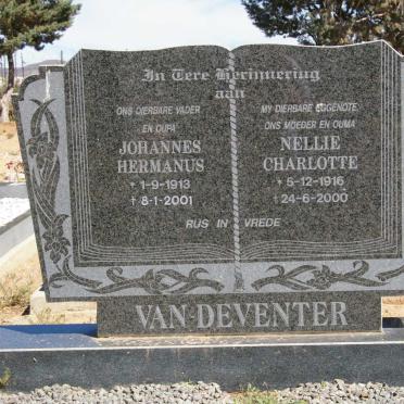 DEVENTER Johannes Hermanus, van 1913-2001 &amp; Nellie Charlotte 1916-2000