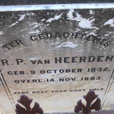 HEERDEN R.P., van 1832-1883