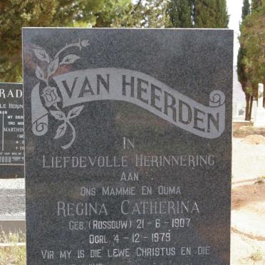 HEERDEN Regina Catherina, van nee ROSSOUW 1907-1979