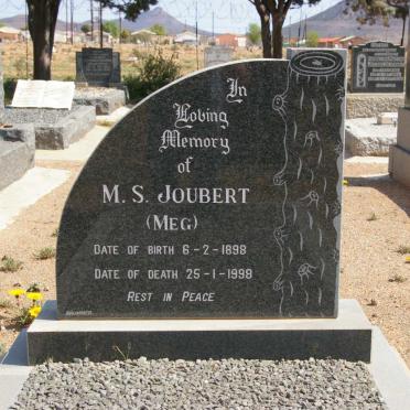 JOUBERT M.S. 1898-1998