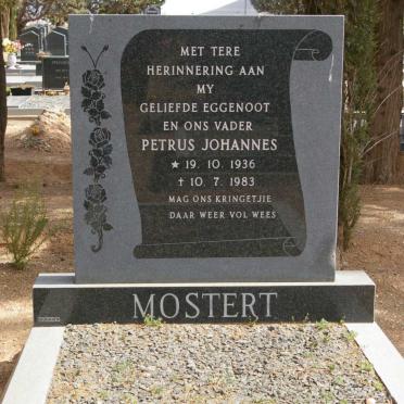 MOSTERT Petrus Johannes 1936-1983