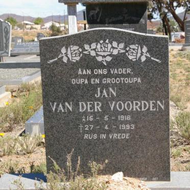 VOORDEN Jan, van der 1916-1993