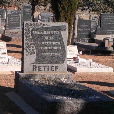 RETIEF Pieter Rossouw 1922-1958