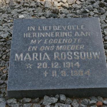 ROSSOUW Maria 1914-1984