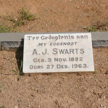 SWARTS A.J. 1882-1963