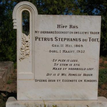 TOIT Petrus Stephanus, du 1869-1937