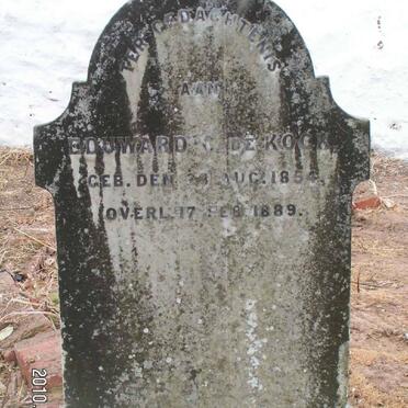 KOCK Eduward C., de 1854-1889