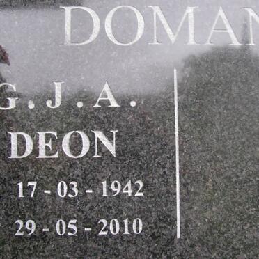 DOMAN G.J.A. 1942-2010