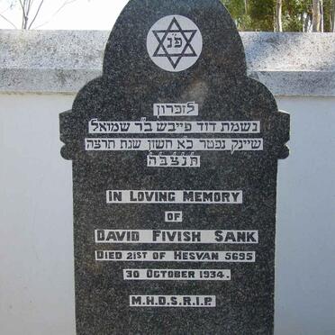 SANK David Fivish -1934