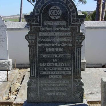 MEYERS Mathias -1941