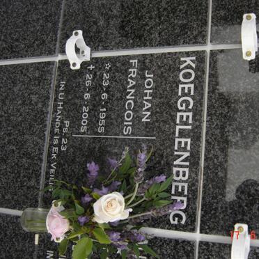 KOEGELENBERG Johan Francois 1955-2005