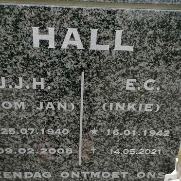 HALL J.J.H. 1940-2008 &amp; E.C. 1942-2021