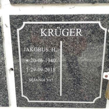 KRUGER Jakobus J. 1940-2018
