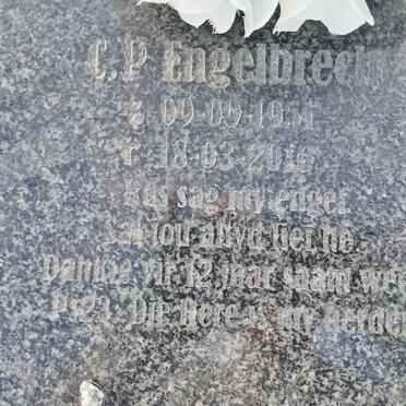 ENGELBRECHT C.P. 1951-2016