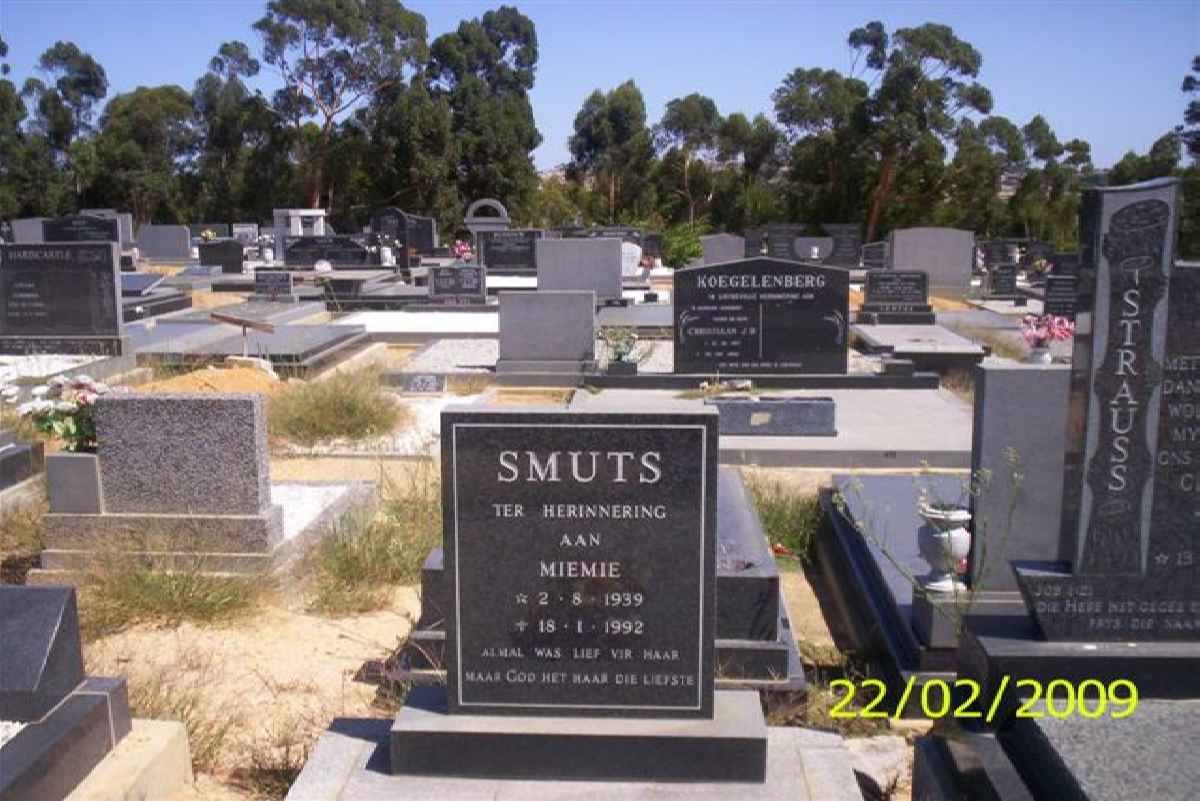 SMUTS Miemie 1939-1992