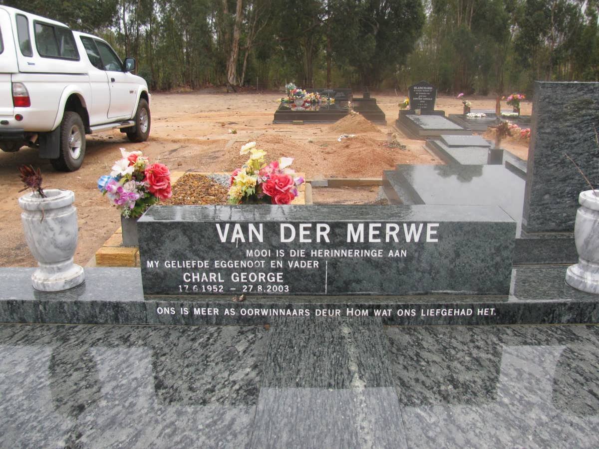 MERWE Charl George, van der 1952-2003