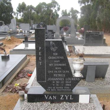 ZYL Petrus Johannes Lourens, van 1942-1994