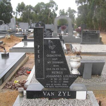 ZYL Petrus Johannes Lourens, van 1942-1994