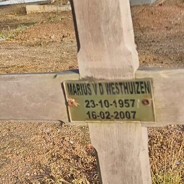 WESTHUIZEN Marius, v.d. 1957-2007