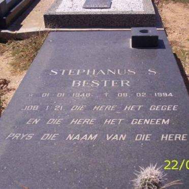 BESTER Stephanus S. 1948-1994