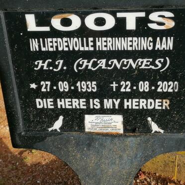 LOOTS H.J. 1935-2020