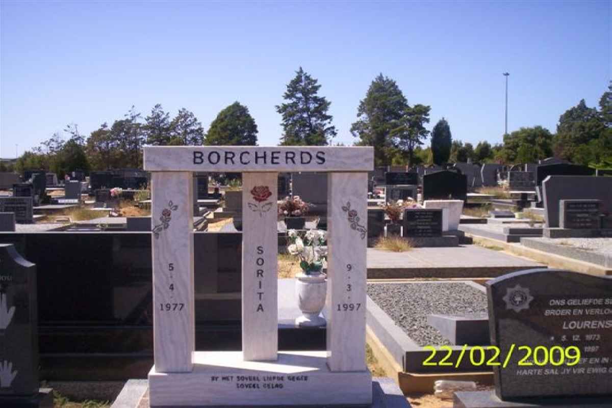 BORCHERDS Sorita 1977-1997