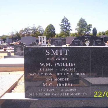 SMIT W.M. 1906-1962 &amp; M.G. 1909-2005