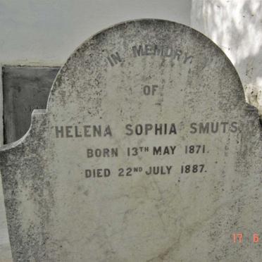 SMUTS Helena Sophia 1871-1887