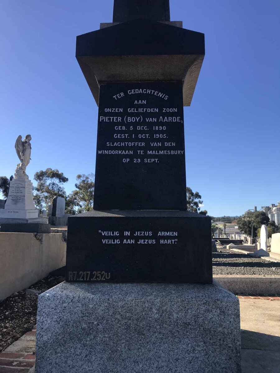 AARDE Pieter, van 1890-1905