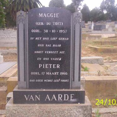 AARDE Pieter, van -1960 &amp; Maggie DU TOIT -1957