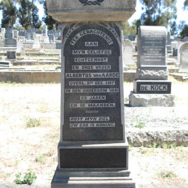 AARDE Albertus, van -1917