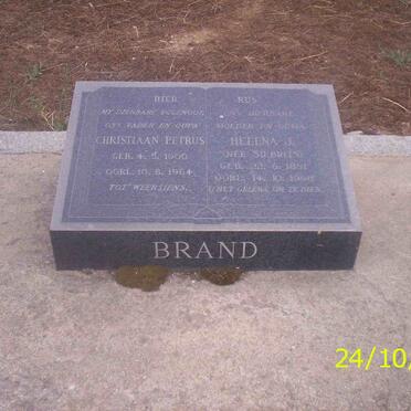 BRAND Christiaan Petrus 1900-1964 &amp; Helena J. SIEBRITS 1891-1968