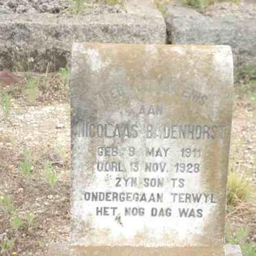 BADENHORST Nicolaas 1911-1928