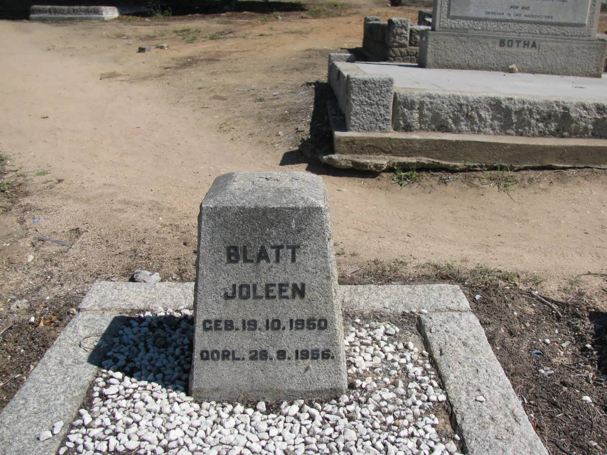 BLATT Joleen 1950-1956