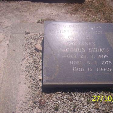 BEUKES Johannes Jacobus 1909-1978