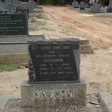 BASSON Susanna 1899-1956